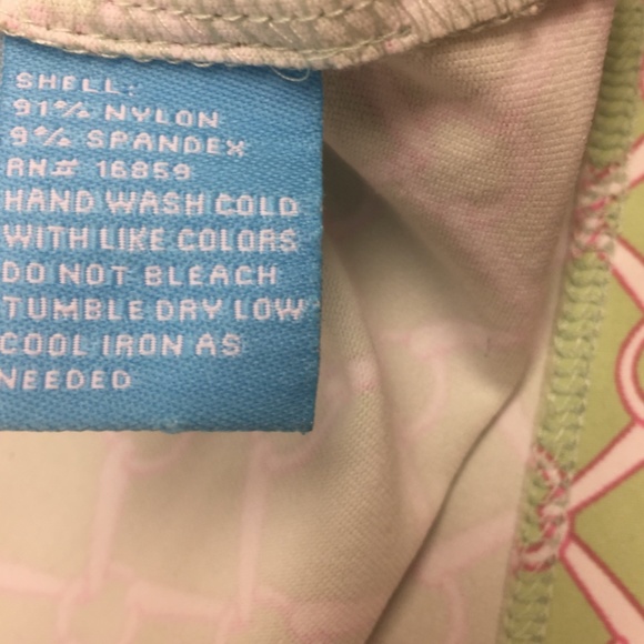 J Mclaughlin green chainlink short sleeve collared button front top medium - Picture 7 of 11